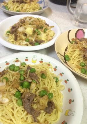 普段あるものだけでしか作らない塩焼きそば-レシピのメイン写真