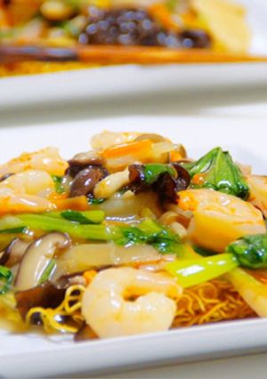 麺も美味✿残り物で簡単海鮮あんかけ焼そば-レシピのメイン写真