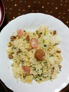 我が家の簡単レシピ☆納豆チャーハン-レシピのメイン写真