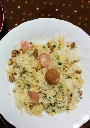 我が家の簡単レシピ☆納豆チャーハン-レシピのメイン写真