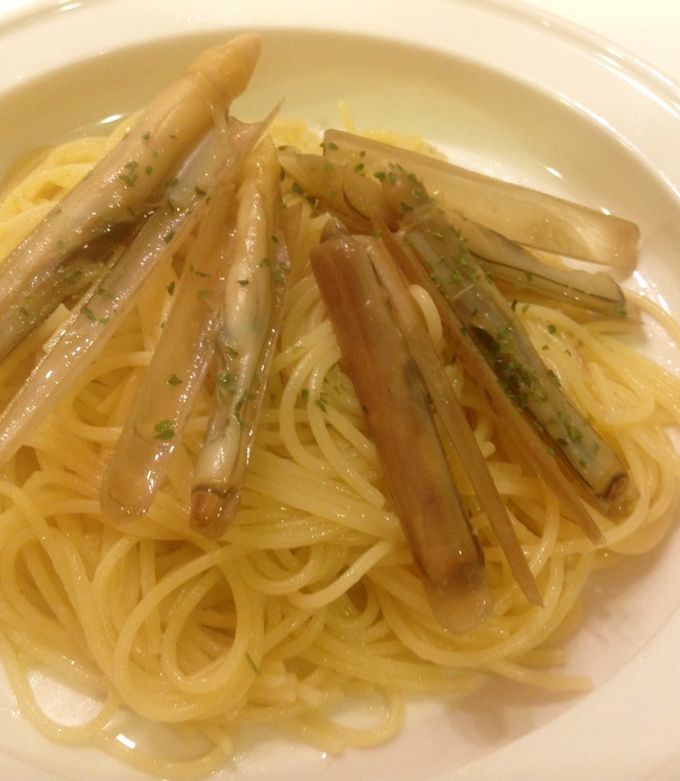 旨味凝縮☆マテ貝のバターガーリックパスタ-レシピのメイン写真