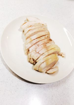 レンジで蒸し鶏-レシピのメイン写真
