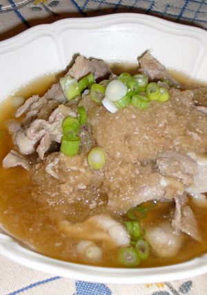 豚コマのみぞれ煮-レシピのメイン写真