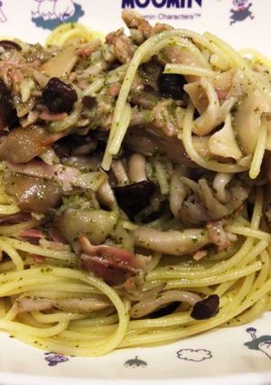 きのこたっぷりジェノベーゼパスタ★-レシピのメイン写真