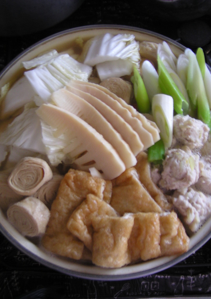 揚巻ゆばと鶏だんごのあったかお鍋-レシピのメイン写真
