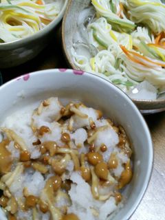なめこと大根おろし☆素麺・ひやむぎの薬味-レシピのメイン写真