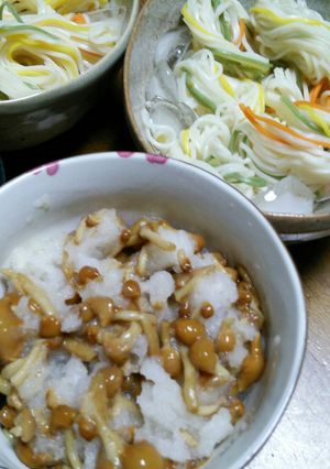 なめこと大根おろし☆素麺･ひやむぎの薬味-レシピのメイン写真