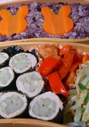 お弁当（98）マヨワサ磯部巻き-レシピのメイン写真