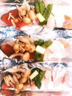 鮭のホイル焼き☆簡単☆焼くだけ-レシピのメイン写真