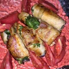 รูปของ うまさ香る豚肉のロール揚げ❤