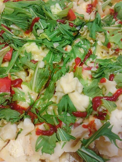 油揚げと野菜のピザ-レシピのメイン写真