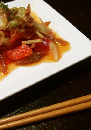 トマトとみょうがのサラダ-レシピのメイン写真