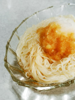 悪阻に☆ポン酢と大根おろしでサッパリ素麺-レシピのメイン写真