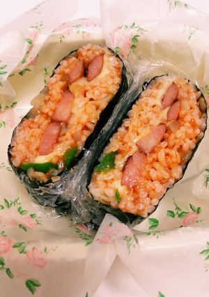ナポリタン風おにぎらず-レシピのメイン写真
