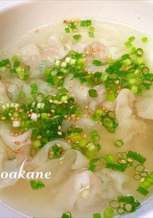 ワンタンスープ-レシピのメイン写真
