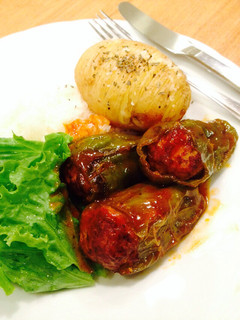 ジューシ〜♪まるごとピーマンの肉詰め-レシピのメイン写真