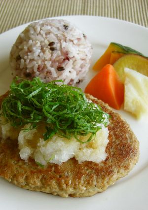 贅沢だしポン酢でおろしハンバーグ-レシピのメイン写真