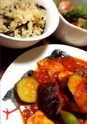 ＊簡単＊チキンと野菜のトマト煮込み-レシピのメイン写真
