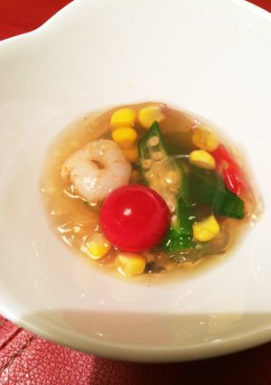 夏野菜の寒天寄せ♩-レシピのメイン写真
