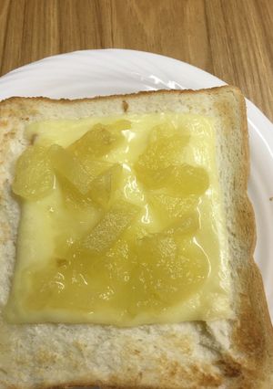 りんごジャムのチーズトースト-レシピのメイン写真