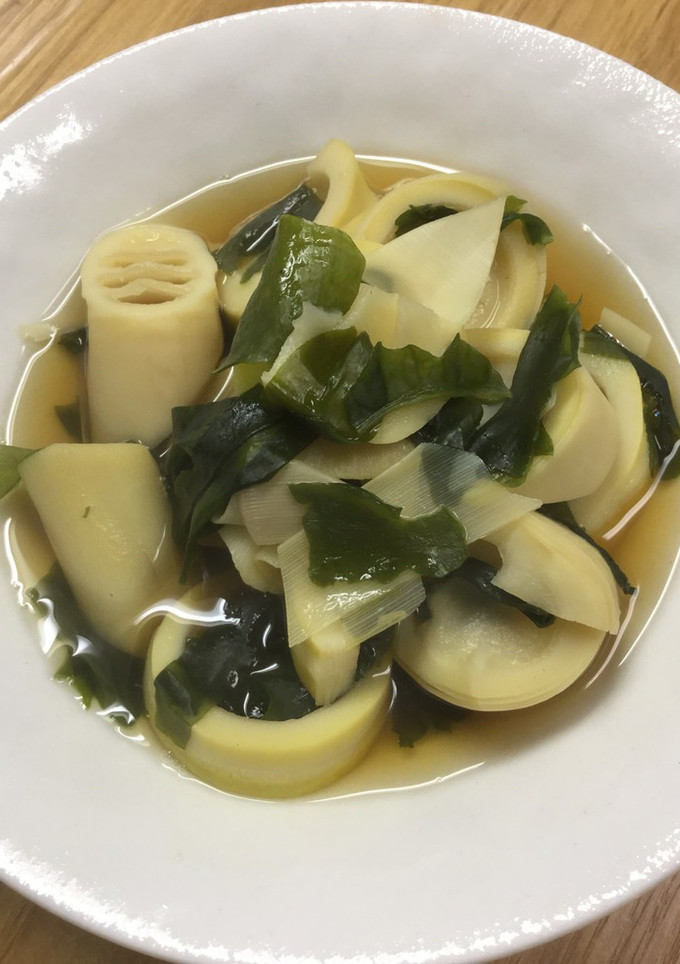 破竹とわかめの煮物-レシピのメイン写真