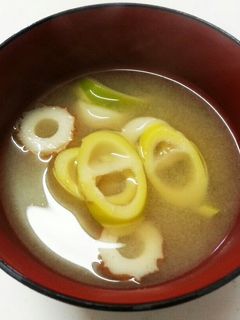 筍のお味噌汁-レシピのメイン写真