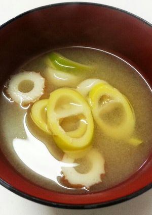 筍のお味噌汁-レシピのメイン写真