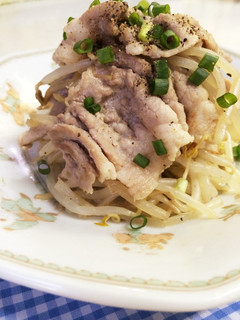 ささっと・簡単!飽きない豚もやし♡-レシピのメイン写真