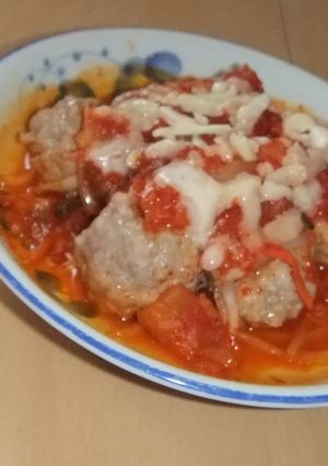 肉団子のキムチーズ-レシピのメイン写真