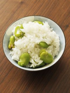 そら豆の炊き込みごはん-レシピのメイン写真