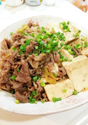 夏にもいいね☆ポン酢でさっぱり肉豆腐-レシピのメイン写真