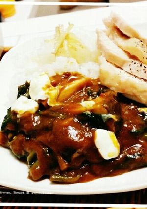 ﾁｷﾝとほうれん草のﾁｰｽﾞｶﾚｰ♡-レシピのメイン写真