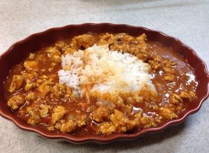 美味しいチキンミンチスープキーマカレー-レシピのメイン写真