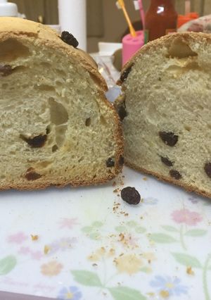 レーズンin食パン-レシピのメイン写真
