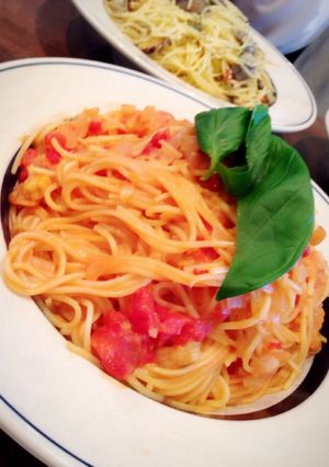 エビのトマトクリームパスタ-レシピのメイン写真