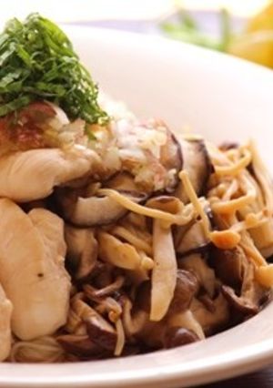 きのこたっぷりネバとろぶっかけそうめん♪-レシピのメイン写真
