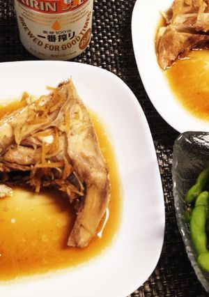 父の日に!ぶりカマの煮付け-レシピのメイン写真