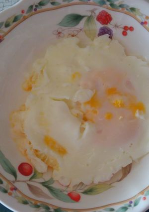 レンジで！目玉焼き-レシピのメイン写真