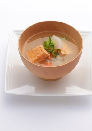 業務用介護食　鮭の粕汁-レシピのメイン写真