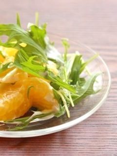 はっさくと水菜のヨーグルトサラダ-レシピのメイン写真