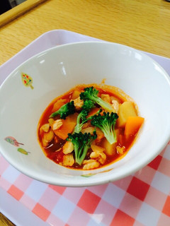 鶏肉と野菜のトマト煮 給食-レシピのメイン写真