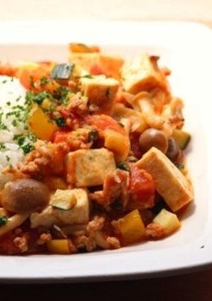 カラフルイタリアンマーボー丼。-レシピのメイン写真