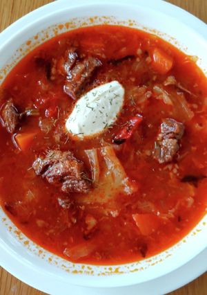 牛肉の赤ワイントマト煮込み＊トマトスープ-レシピのメイン写真