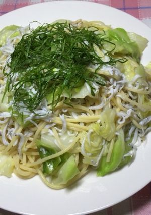 お鍋１つで作る春キャベツとしらすのパスタ-レシピのメイン写真