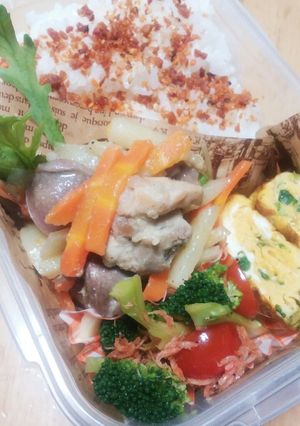 ☆ずりじゃが炒め☆お弁当0518-レシピのメイン写真