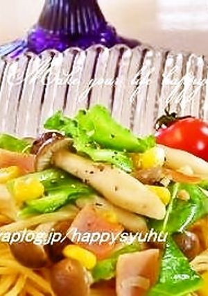 キャベツとコーンの味噌バター☆パスタ-レシピのメイン写真