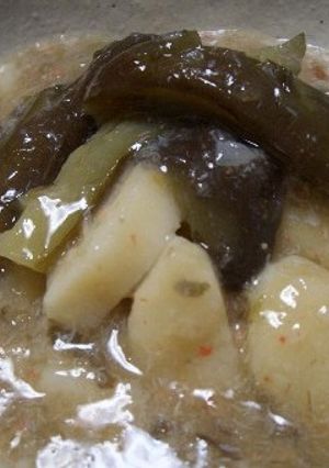 長いもとナスの蟹あんかけ-レシピのメイン写真