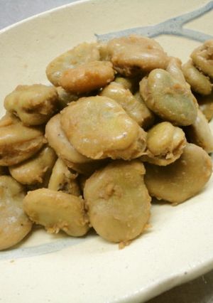 薄皮まで食べられる田舎風空豆の醤油煮-レシピのメイン写真