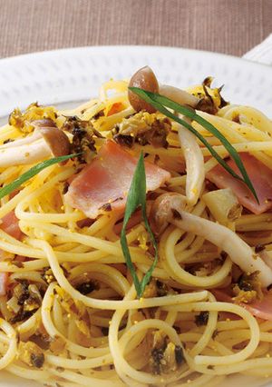 ピリッと!めんたい高菜のパスタ-レシピのメイン写真