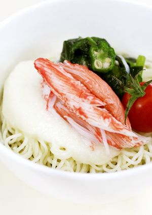 素麺のとろろおとし-レシピのメイン写真